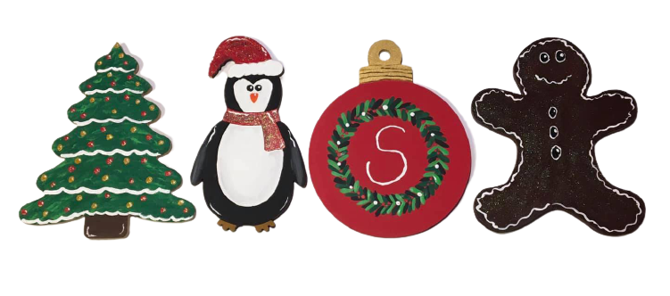 Basic Shape Round MDF Cutout Christmas Ornament - Unfinished For DIY