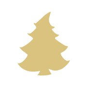 Basic Shape Tree MDF Cutout Silhouette Style 14 - Unfinished For DIY