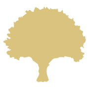 Basic Shape Tree MDF Cutout Silhouette Style 16 - Unfinished For DIY
