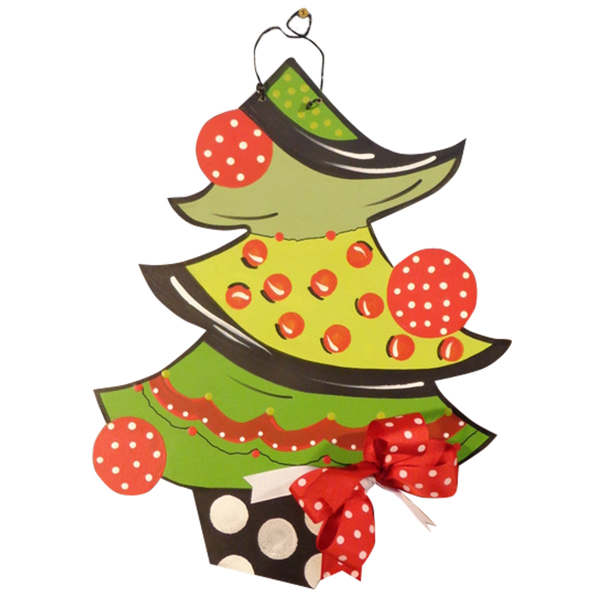 Basic Shape Tree MDF Cutout Silhouette Style 3 - Unfinished For DIY