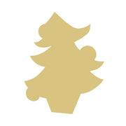Basic Shape Tree MDF Cutout Silhouette Style 3 - Unfinished For DIY