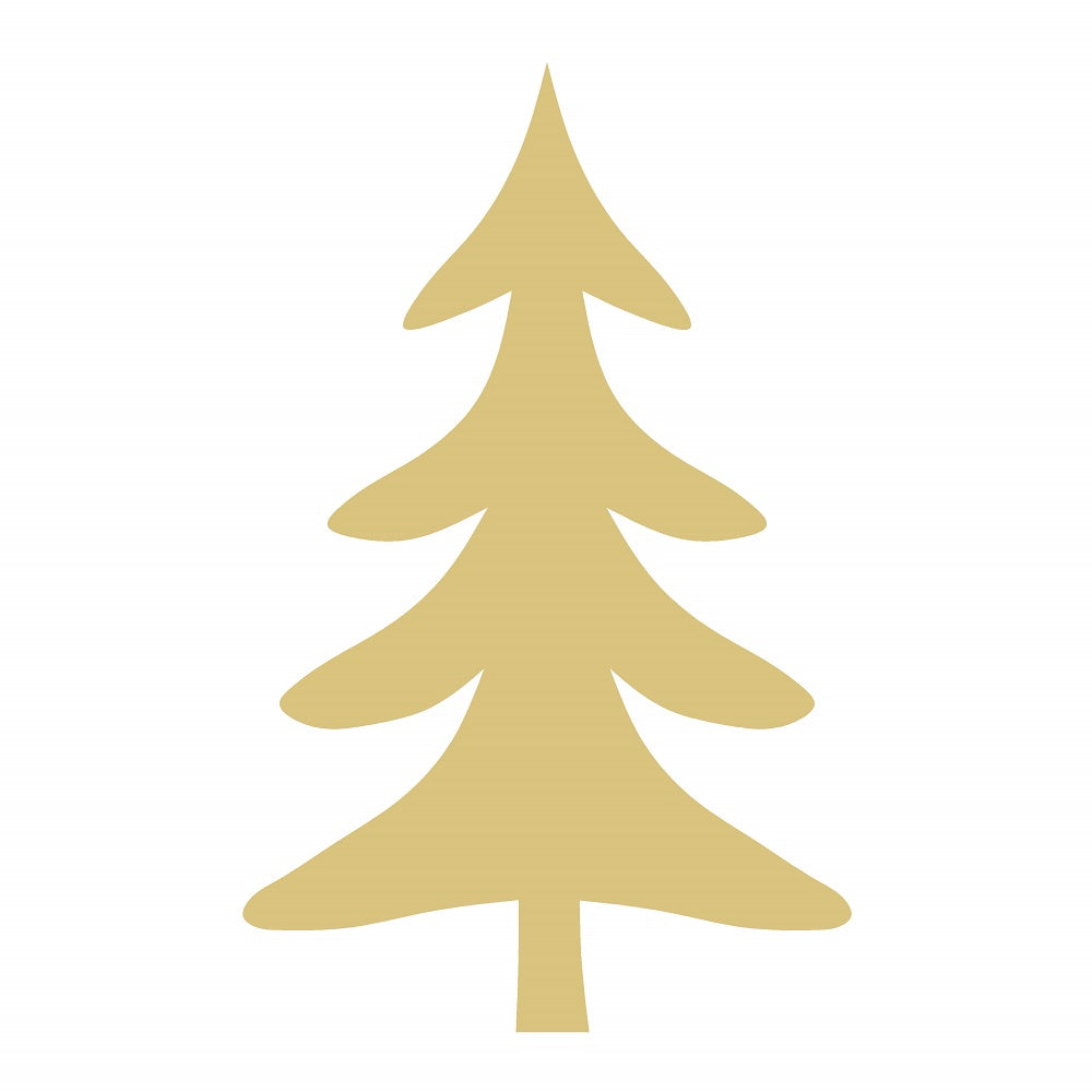 Tree Unfinished Wood Cutout Style 36