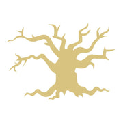 Basic Shape Tree MDF Cutout Silhouette Style 6 - Unfinished For DIY