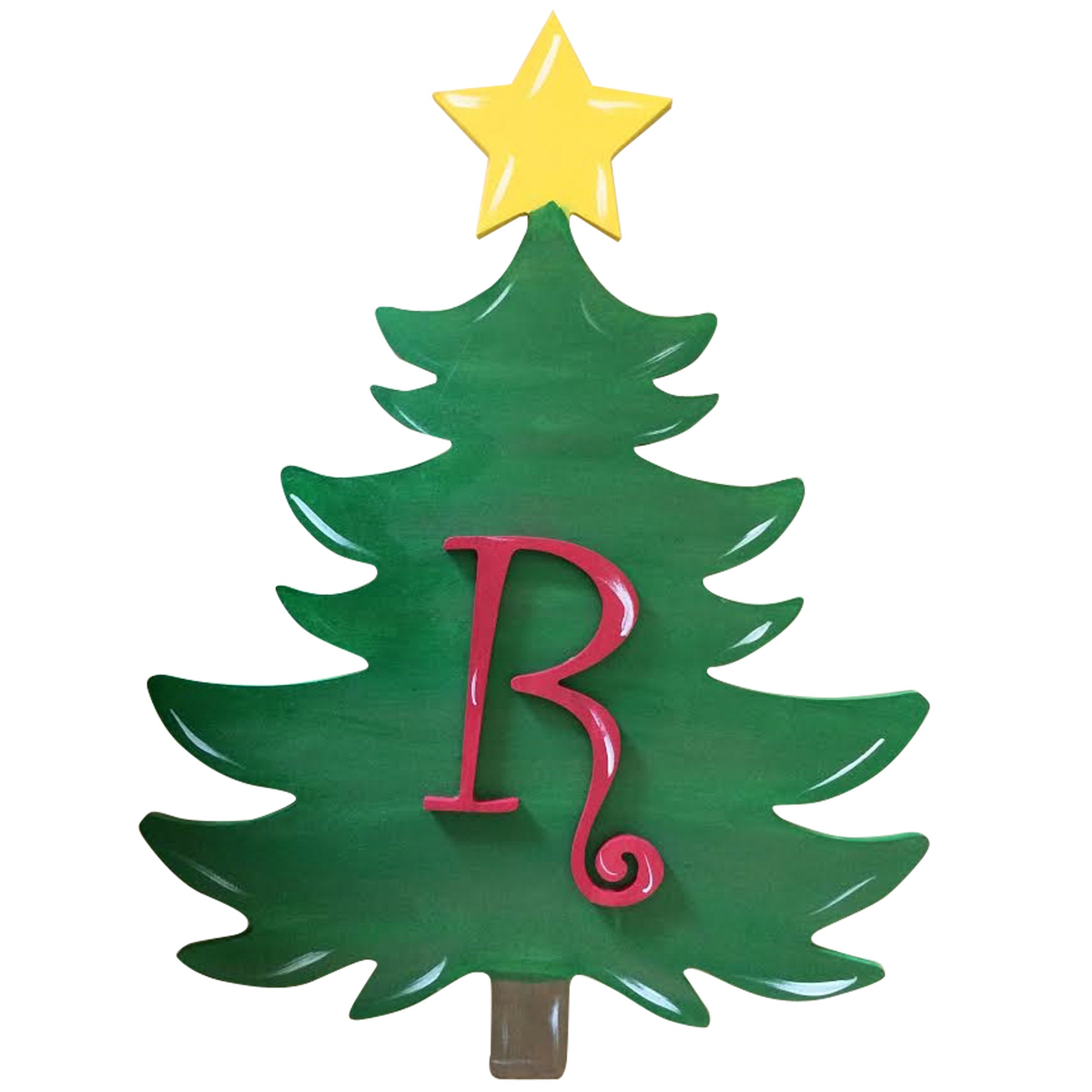 Basic Shape Christmas Tree MDF Cutout Holiday Decor - Unfinished For DIY