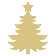 Basic Shape Christmas Tree MDF Cutout Holiday Decor - Unfinished For DIY