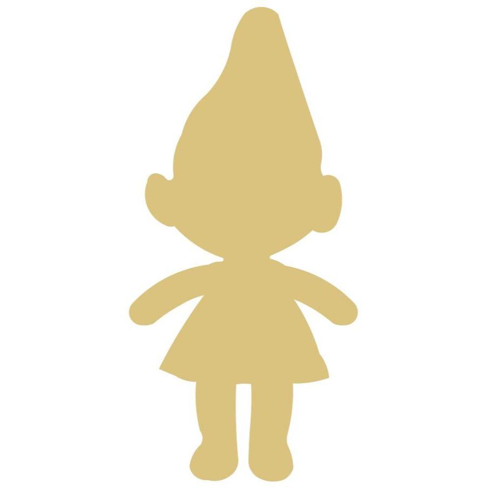Basic Shape Troll MDF Cutout Silhouette - Unfinished For DIY