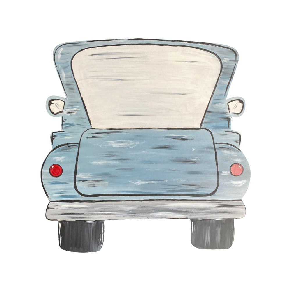 Basic Shape Truck MDF Cutout Vintage Pickup Silhouette - Unfinished For DIY