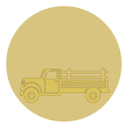 3D Interchangeable MDF Cutout Vintage Pickup Truck - Unfinished For DIY