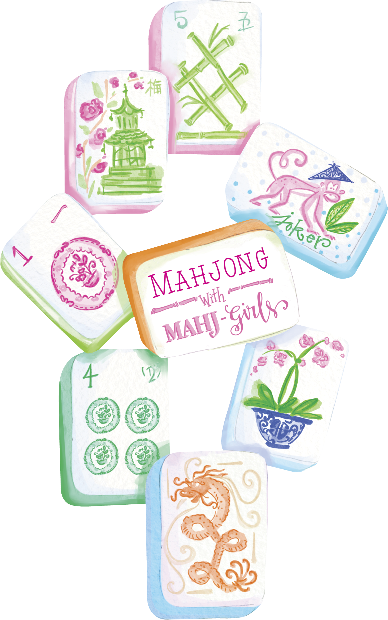 TOM TOM & CO MAHJONG TILES