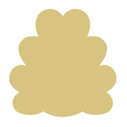 Basic Shape Turkey MDF Cutout With Feathers Silhouette - Unfinished For DIY