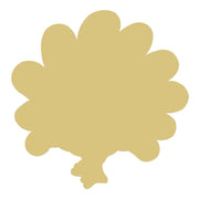 Basic Shape Turkey MDF Cutout Thanksgiving Decor - Unfinished For DIY