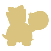 Basic Shape Turtle MDF Cutout Silhouette Style 6 - Unfinished For DIY