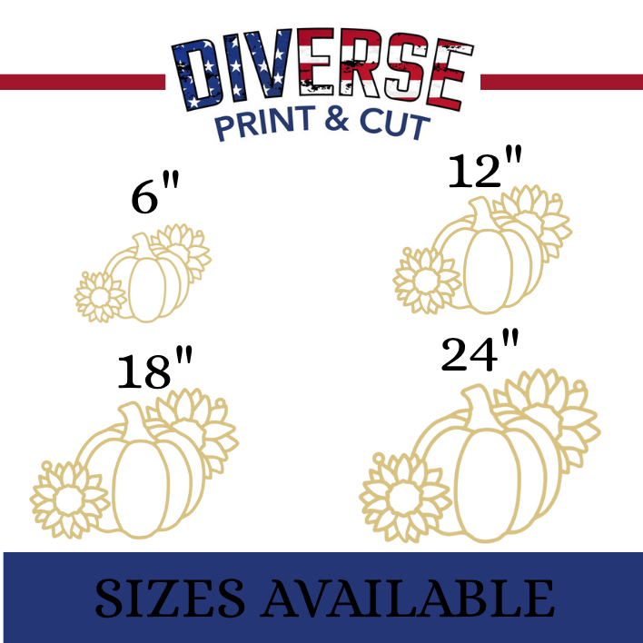 Pumpkin Unfinished Faux Stained-Glass Frame – Cute Pumpkin Design for DIY Arts & Crafts Suncatcher | No Sanding Required | 1/4" Smooth MDF Cutout | Laser Cut Window or Shelf Décor | Glass Filler Art, Resin & Crushed Glass Art Project