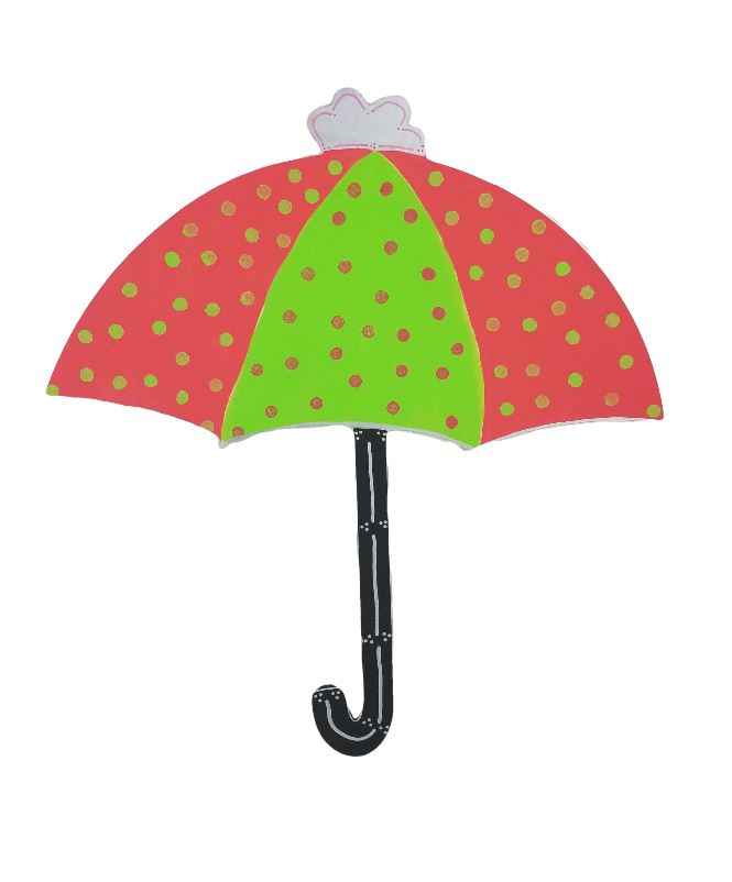 Basic Shape Umbrella MDF Cutout Silhouette Style 1 - Unfinished For DIY