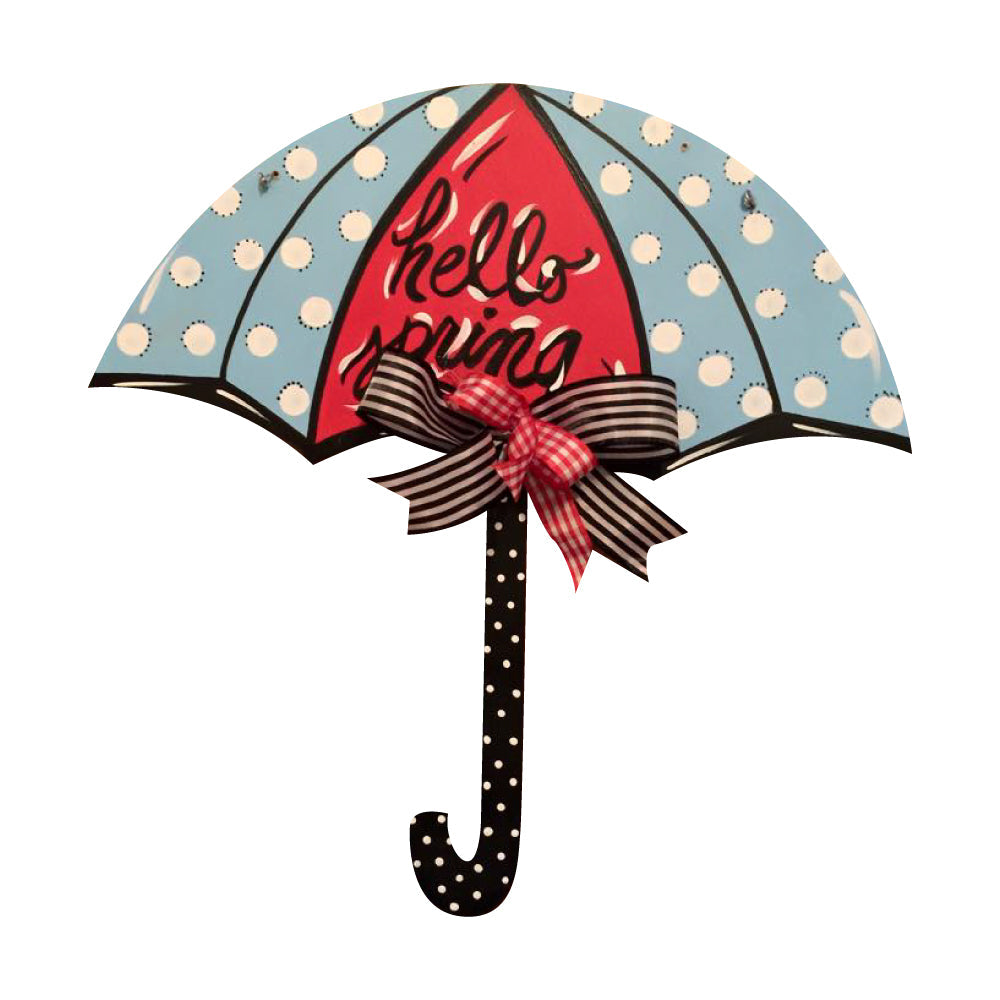Basic Shape Umbrella MDF Cutout Silhouette Style 2 - Unfinished For DIY
