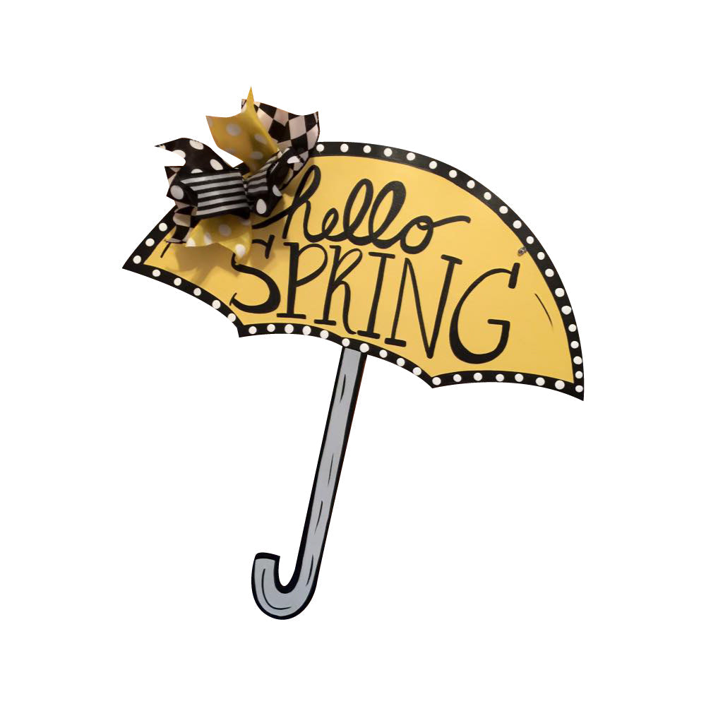 Basic Shape Umbrella MDF Cutout Silhouette Style 2 - Unfinished For DIY