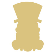 Basic Shape Top Hat MDF Cutout Uncle Sam Silhouette - Unfinished For DIY