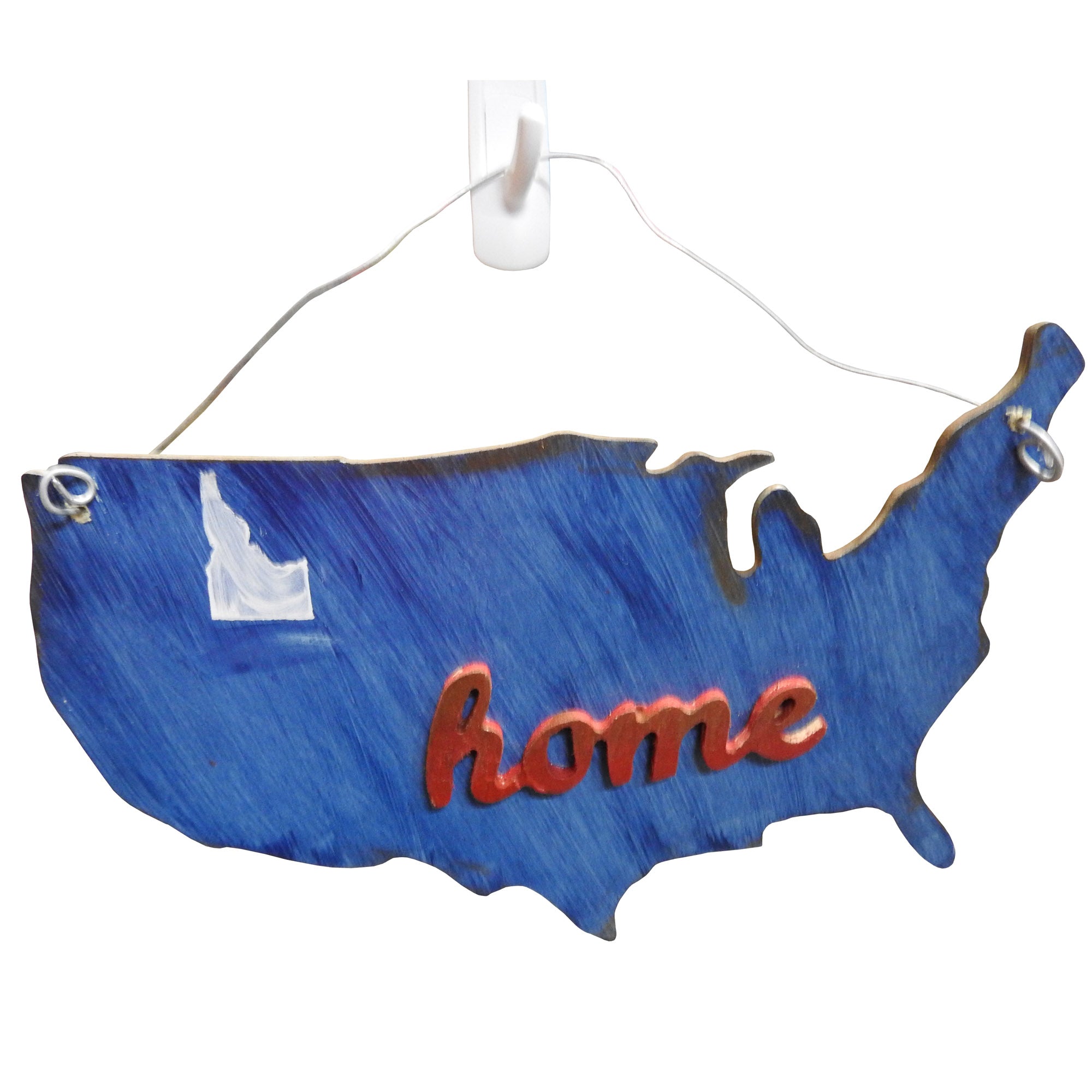 Basic Shape United States MDF Cutout Map Silhouette - Unfinished For DIY