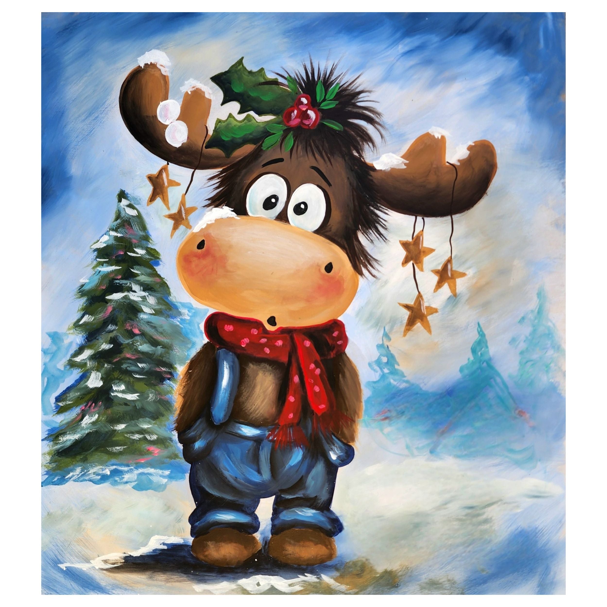 DOABLE DESIGNS REINDEER WITH STARS