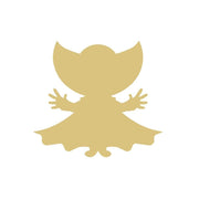 Basic Shape Bat MDF Cutout Vampire Silhouette - Unfinished For DIY