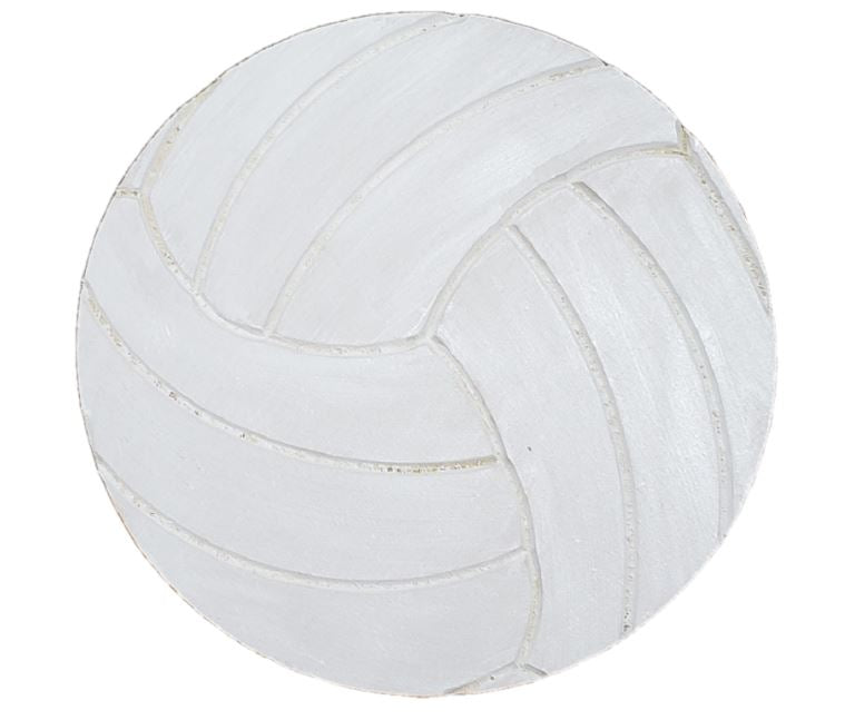 Basic Shape Volleyball MDF Cutout Silhouette - Unfinished For DIY