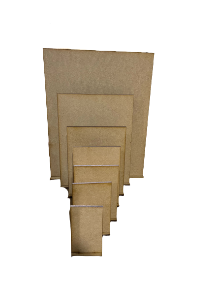Basic Shape Rectangle MDF Cutout Set Of Rectangles - Unfinished For DIY