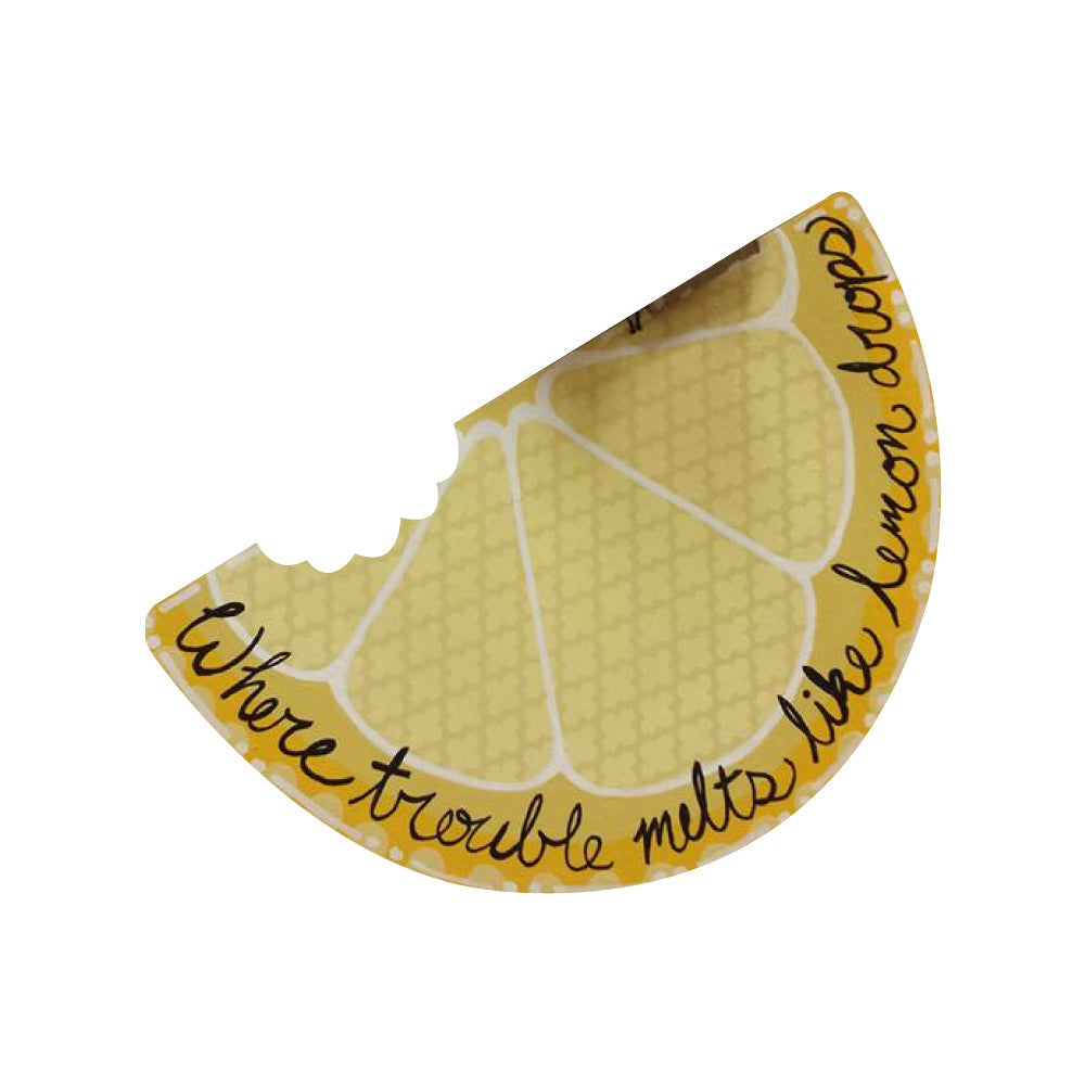 Basic Shape Semi-Circle MDF Cutout Watermelon Slice With A Bite Out - Unfinished For DIY