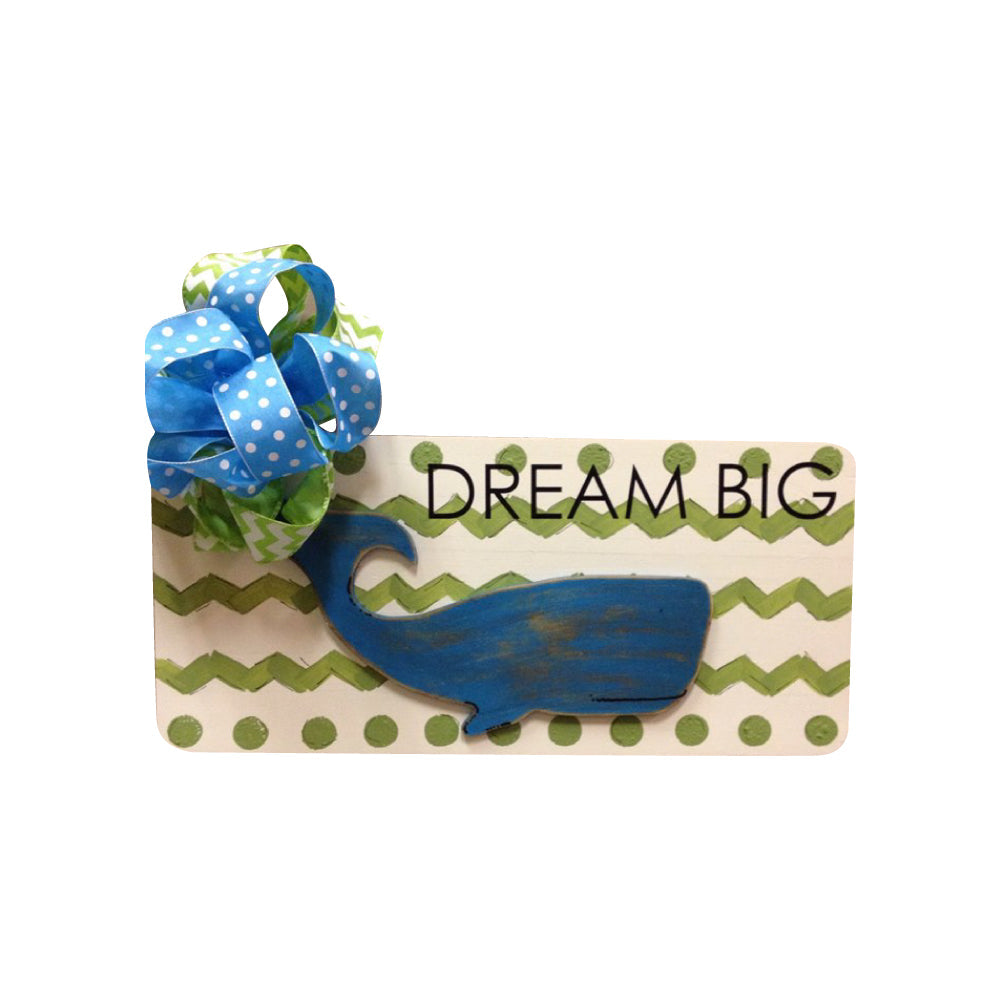 Basic Shape Whale MDF Cutout Ocean Silhouette - Unfinished For DIY