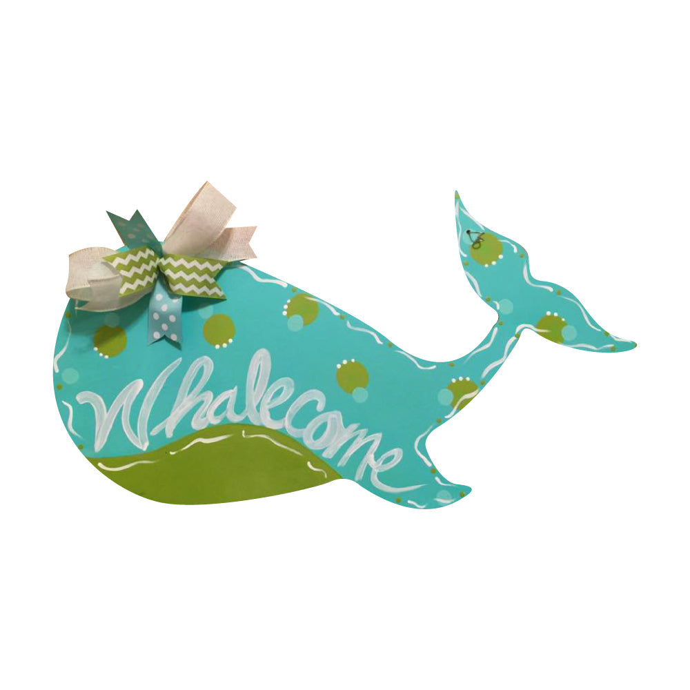 Basic Shape Whale MDF Cutout Whale Silhouette Style 2 - Unfinished For DIY