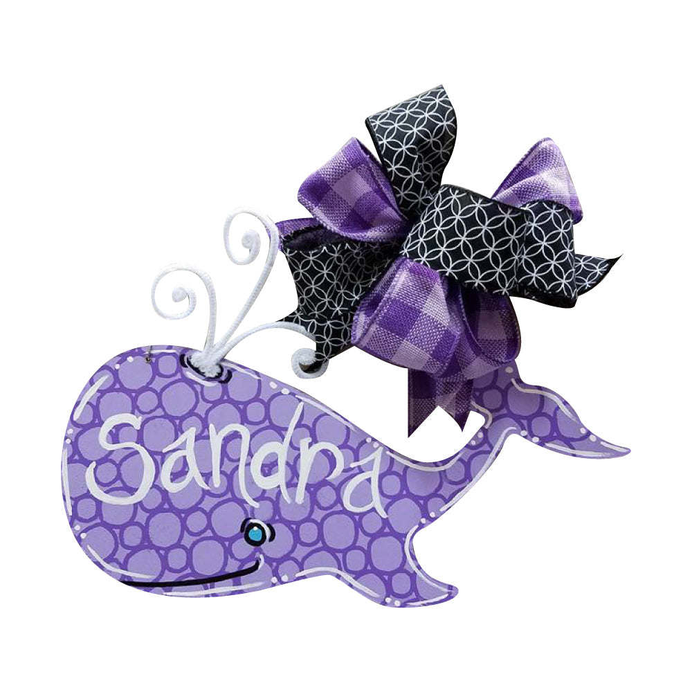 Basic Shape Whale MDF Cutout Whale Silhouette Style 2 - Unfinished For DIY