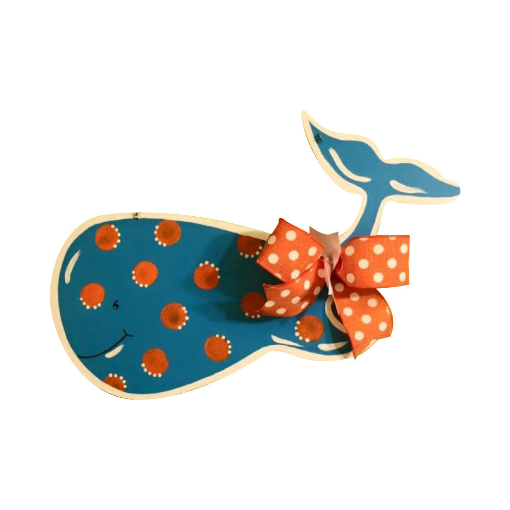 Basic Shape Whale MDF Cutout Whale Silhouette Style 2 - Unfinished For DIY