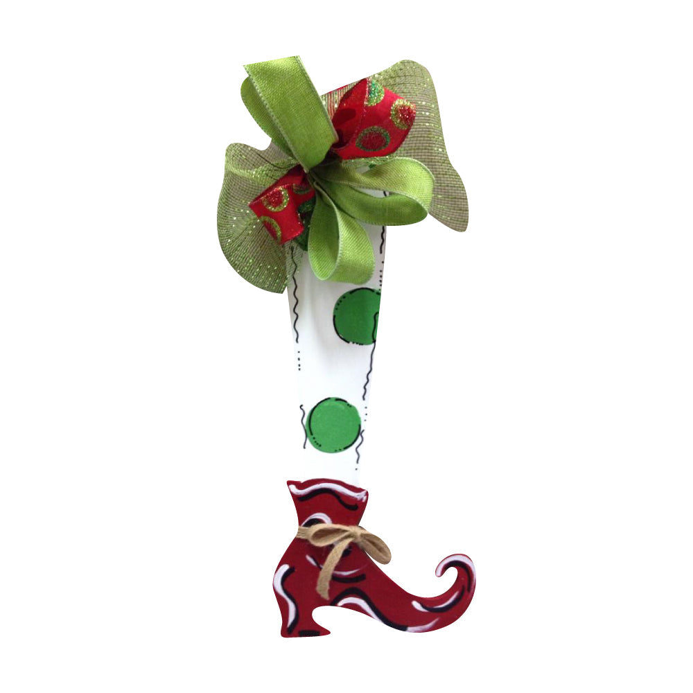 Basic Shape Boot MDF Cutout Witch Silhouette - Unfinished For DIY