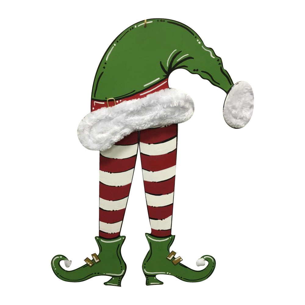 Design By Line Santa Hat MDF Cutout Santa Hat Silhouette - Unfinished For DIY