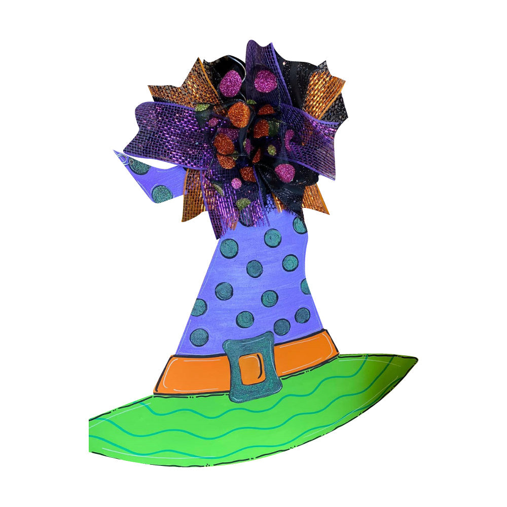 Basic Shape Witch Hat MDF Cutout Silhouette Style 2 - Unfinished For DIY