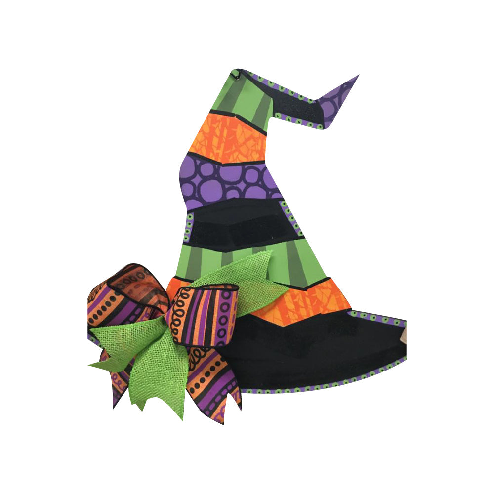 Basic Shape Witch Hat MDF Cutout Silhouette Style 2 - Unfinished For DIY