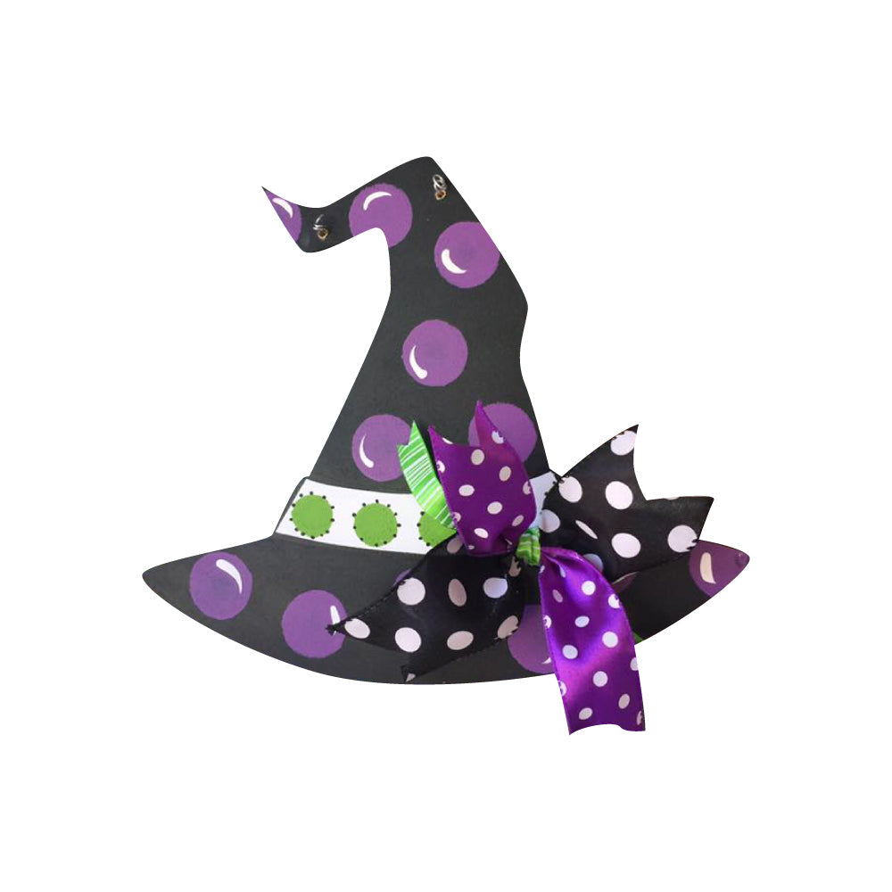 Basic Shape Witch Hat MDF Cutout Silhouette Style 2 - Unfinished For DIY