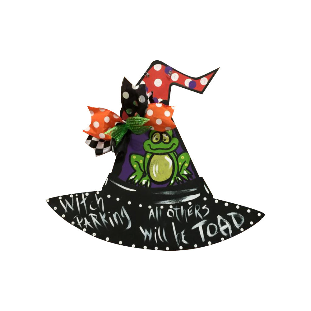 Basic Shape Witch Hat MDF Cutout Silhouette Style 2 - Unfinished For DIY