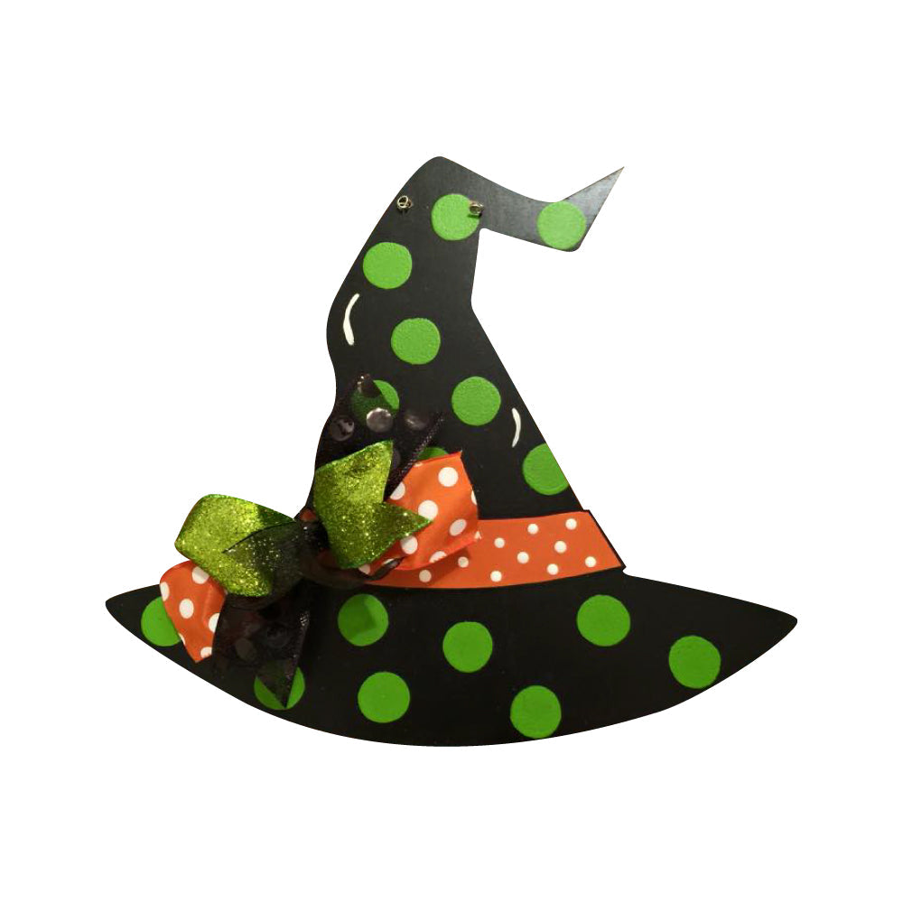 Basic Shape Witch Hat MDF Cutout Silhouette Style 2 - Unfinished For DIY