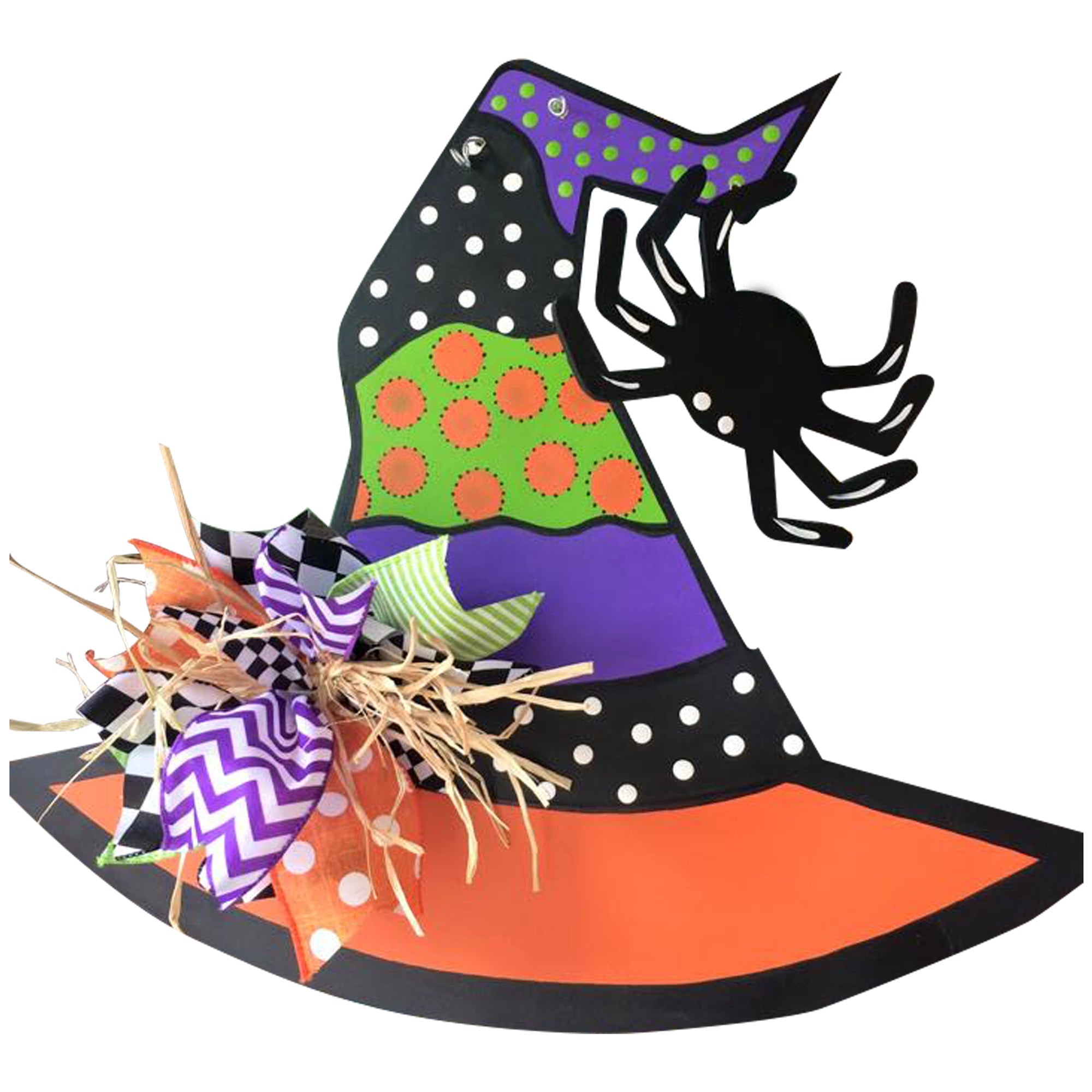 Basic Shape Witch Hat MDF Cutout Silhouette Style 2 - Unfinished For DIY