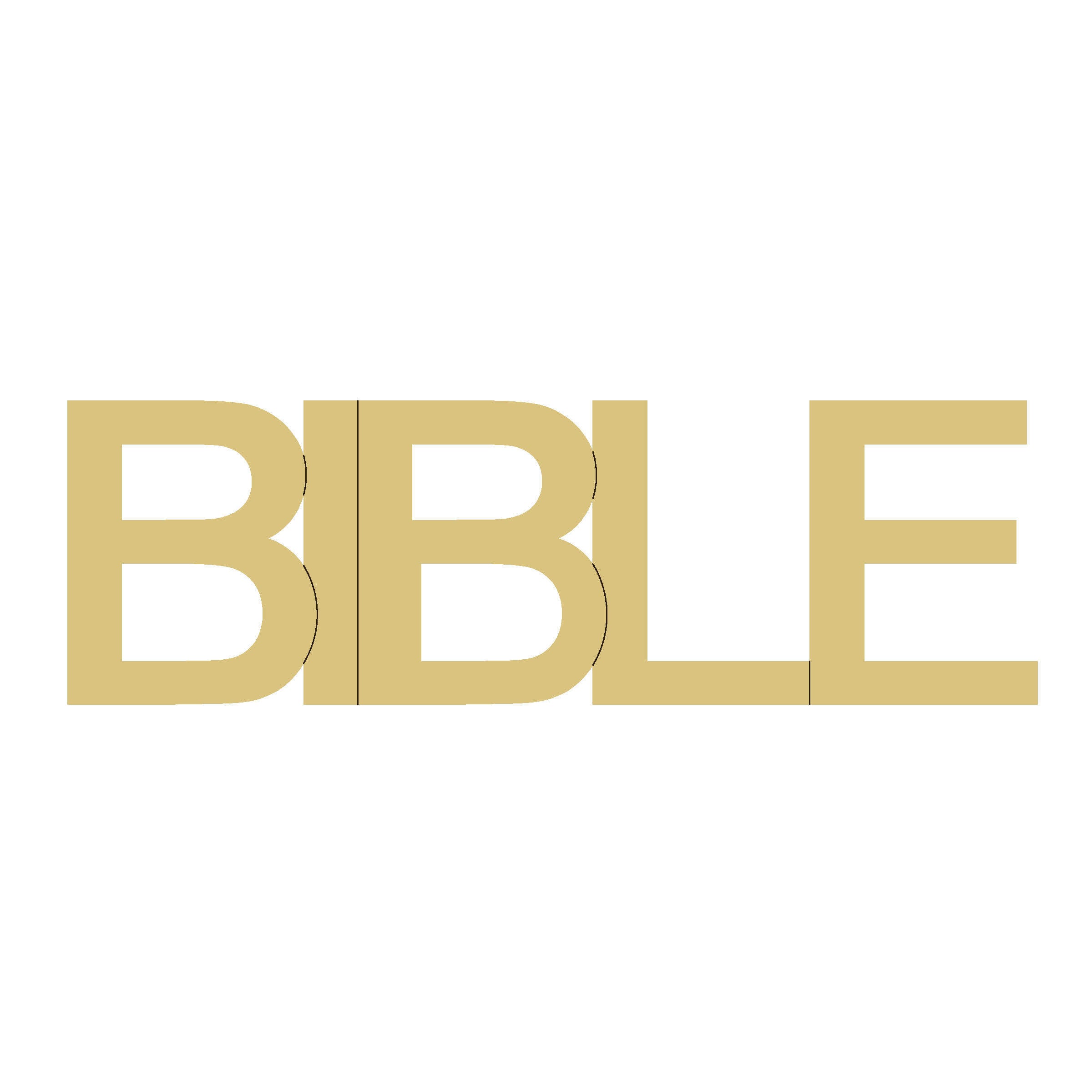 Basic Shape Word Bible MDF Cutout – Unfinished Craft Blank for DIY Decor & Door Hangers