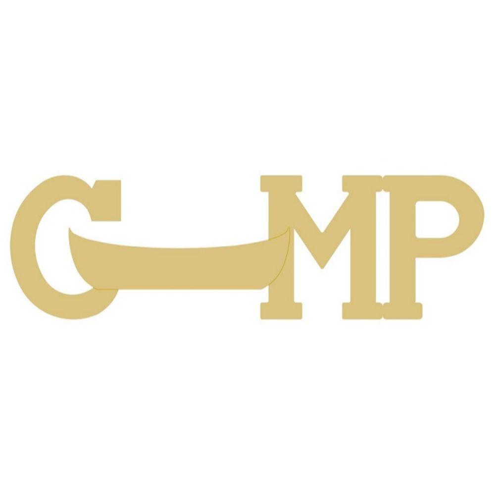 Basic Shape Camp MDF Cutout Canoe Silhouette - Unfinished For DIY