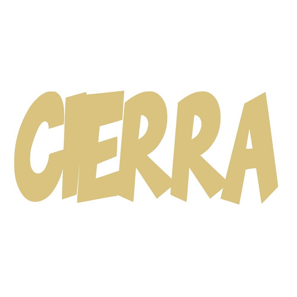 Basic Shape Word MDF Cutout CERRA - Unfinished For DIY