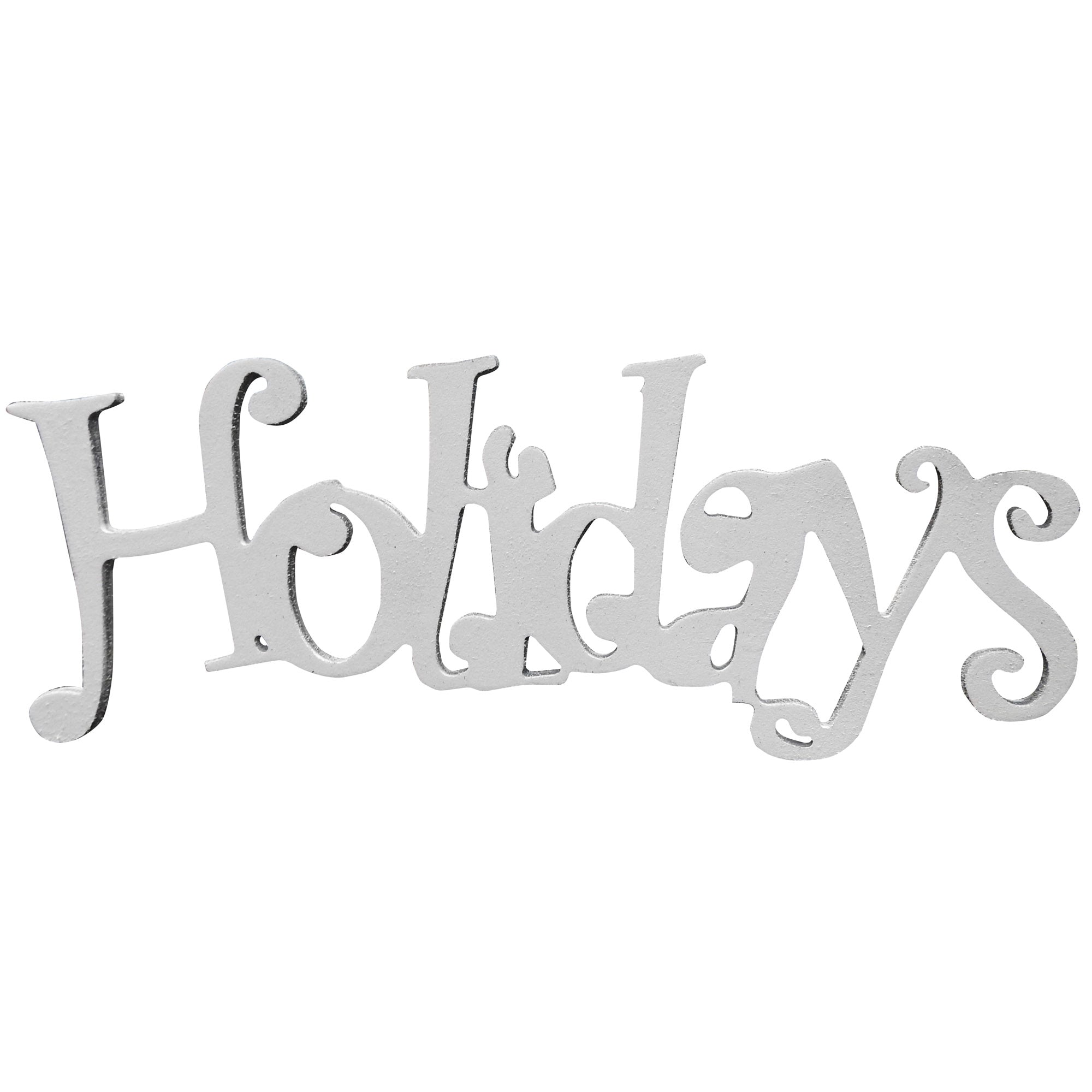 Basic Shape Word MDF Cutout Holidays - Unfinished For DIY