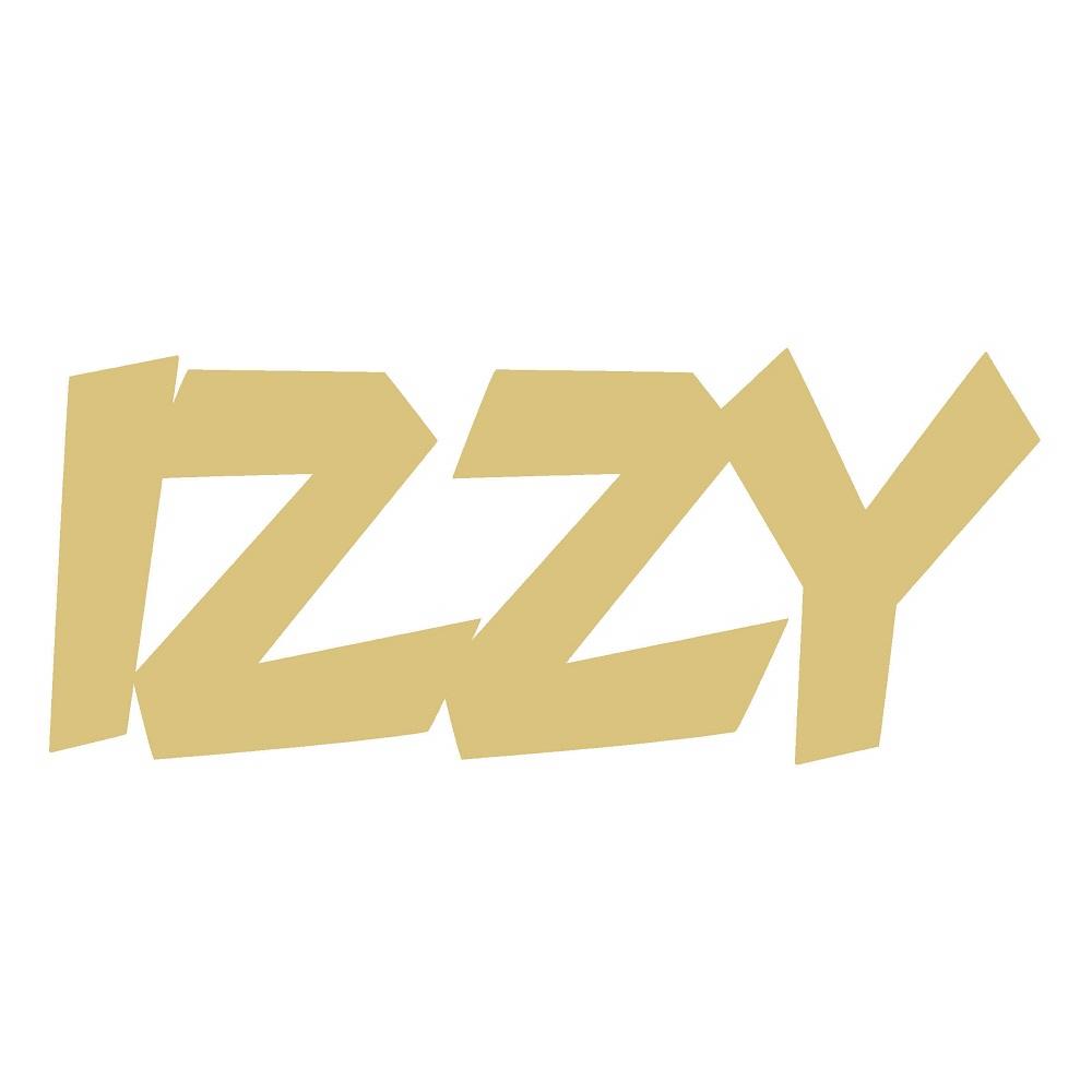 Basic Shape Word MDF Cutout IZZY - Unfinished For DIY