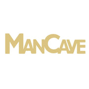 Basic Shape Word MDF Cutout Man Cave - Unfinished For DIY