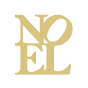 Basic Shape Noel MDF Cutout Christmas- Unfinished For DIY