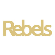 Basic Shape Word  Rebels MDF Cutout – Unfinished Craft Blank for DIY Decor & Door Hangers
