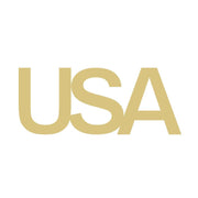 Basic Shape Word MDF Cutout USA - Unfinished For DIY