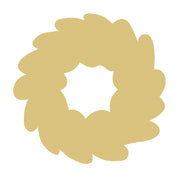 Basic Shape Wreath MDF Cutout - Unfinished For DIY