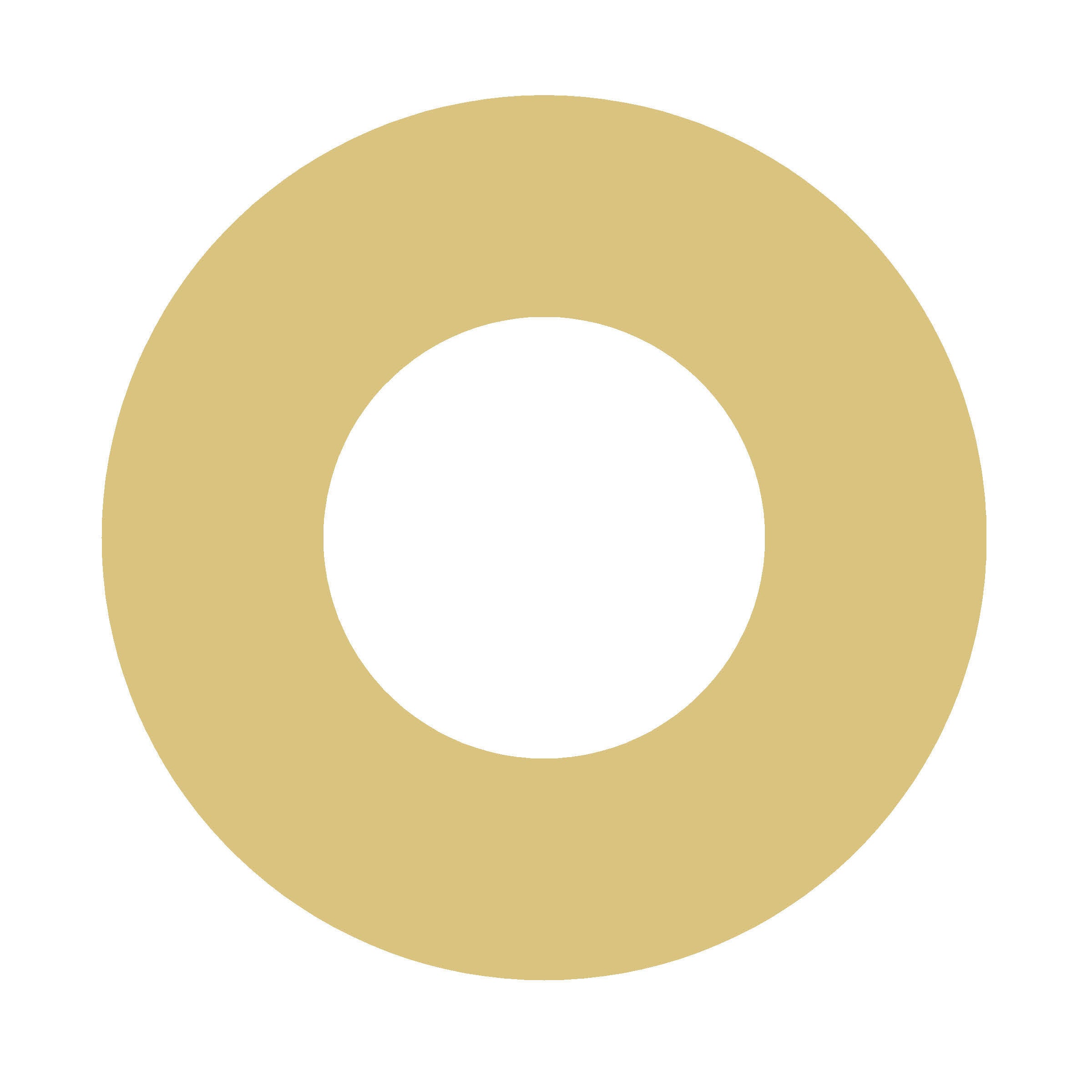 Basic Shape Round MDF Cutout Wreath Form - Unfinished For DIY